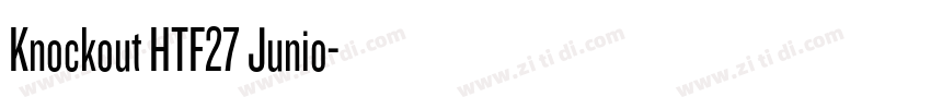 Knockout HTF27 Junio字体转换